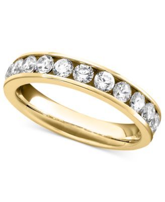 Diamond Channel Band (1 ct. t.w.) 14k White or Yellow Gold