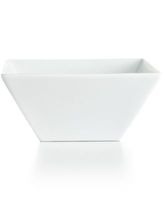 Whiteware Square Cereal Bowl, Created for Macy's