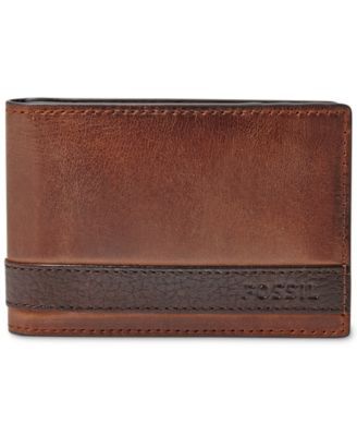 Men's Leather Quinn Money Clip Bifold Wallet