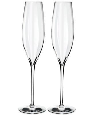 Waterford Optic Classic Champagne Flute Pair