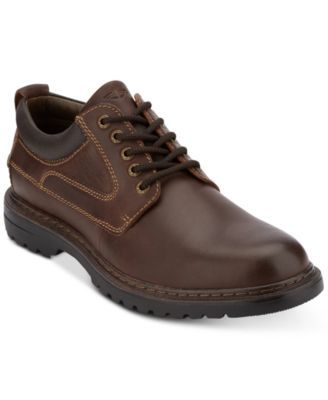 Men's Warden Plain-Toe Leather Oxfords