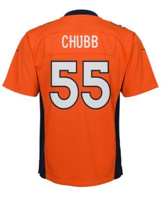 Bradley Chubb Denver Broncos Nike Women's Game Player Jersey - Orange