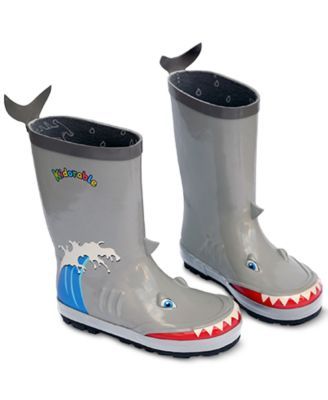 Toddler & Little Boys Shark Rain Boots