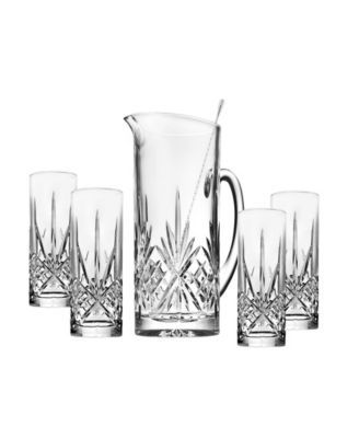 Dublin Crystal Tom Collins Highball Glass, Set of 4