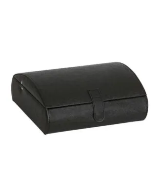 Mele & Co. Carson Faux Leather Men's Valet in Black