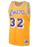 Magic Johnson Los Angeles Lakers Mitchell & Ness Hardwood Classics Swingman  Jersey - Purple