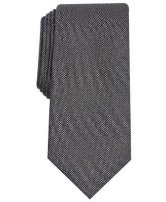 Men's Metallic Texture Slim Tie, Created for Macy's