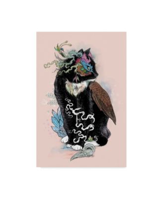 Mat Miller 'Black Magic Cat' Canvas Art - 22" x 32"