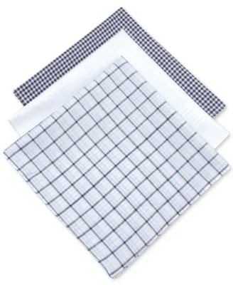 Men's 3-Pc. Check Handkerchief Set, Created for Macy's 