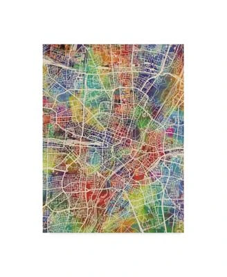 Michael Tompsett Munich Germany City Map Canvas Art