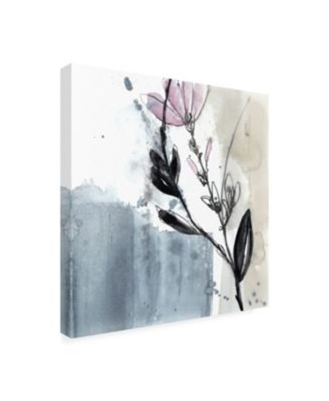 Trademark Fine Art 'Book Pressed Flowers I' Canvas Art by Jennifer Goldberger