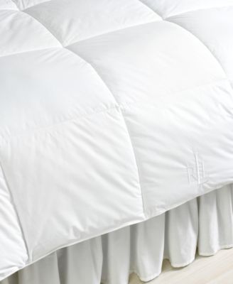 Lightweight Down Alternative Comforter, Lite Loft Polyester Fill, 100% Cotton Cover