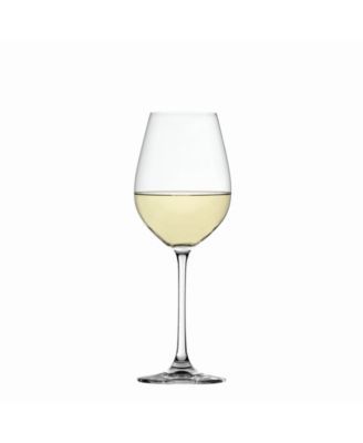 Mikasa Amelia White Wine Glasses Set of 4, 9.5 oz - Clear