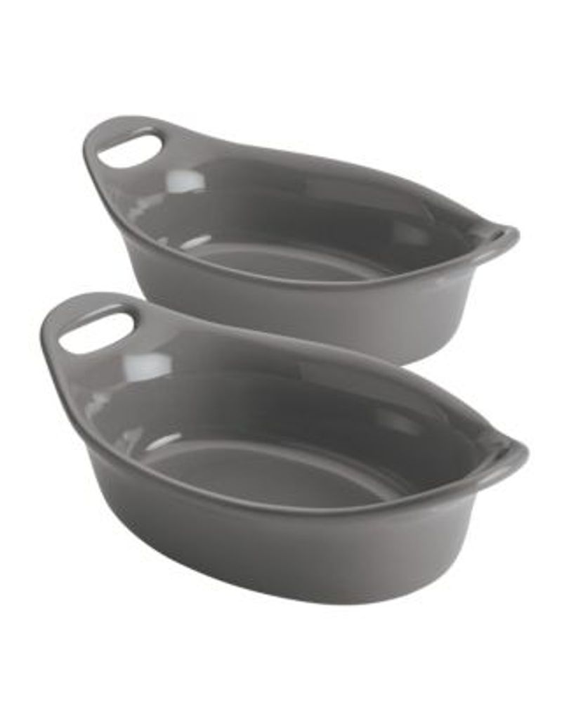 Rachael Ray Ceramics Rectangular Au Gratin Set, 2-Piece