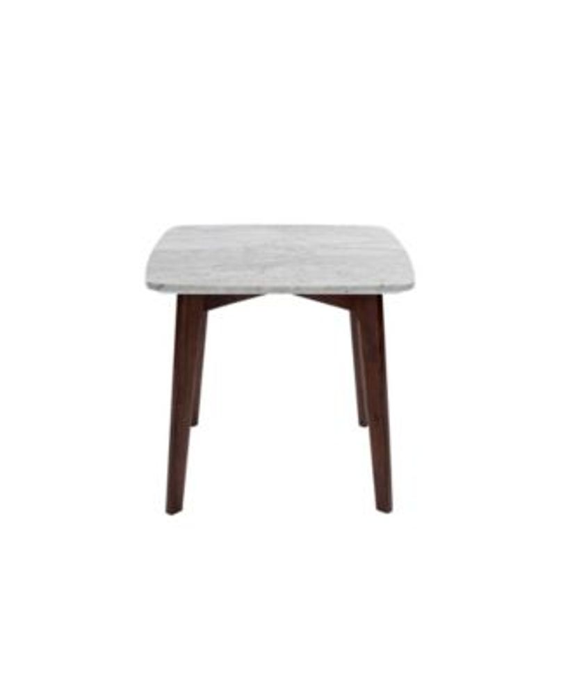 As incluir tapa Cenports Gavia Square Marble Side Table | Connecticut Post Mall