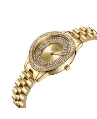 Women's Bellini Diamond (1/8 ct. t.w.) Watch in 18k Gold-plated Stainless-steel Watch 30mm