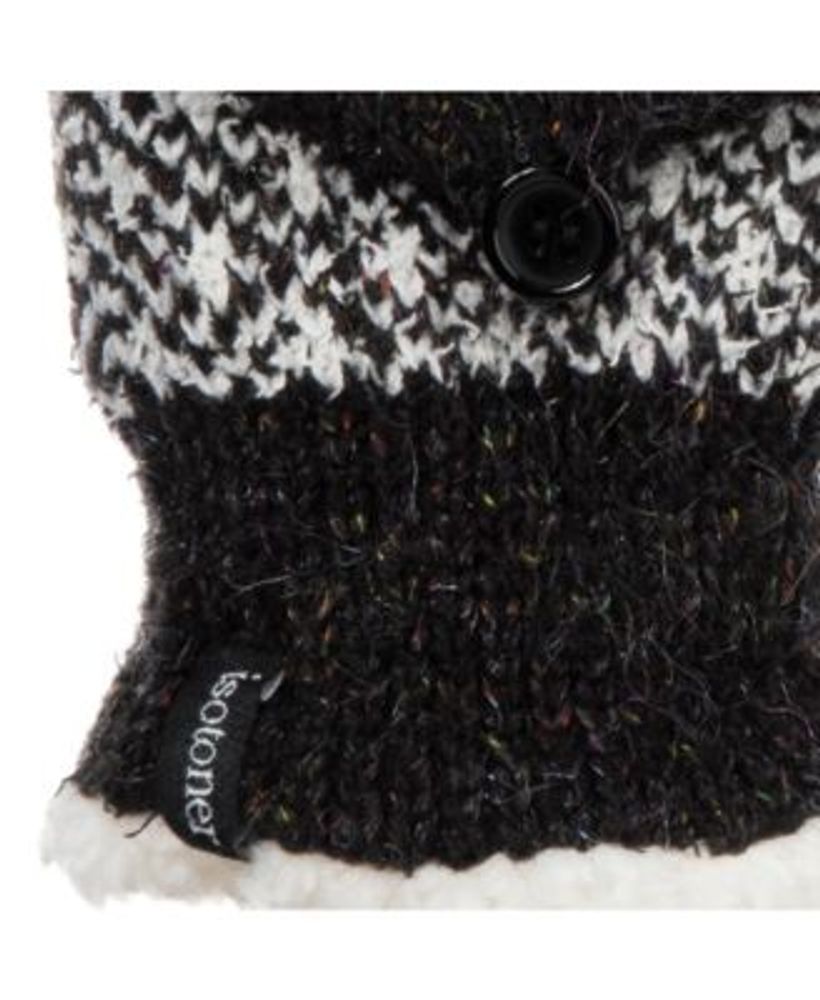 Women’s Recycled Yarn Knit Flip-Top Mittens