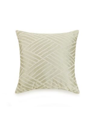 Embroidered Geo 18 Square Decorative Pillow