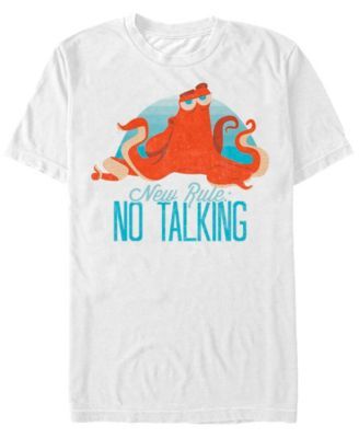 Disney Men's Finding Dory Hank No Talking, Short Sleeve T-Shirt