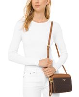 Michael Kors Signature Jet Set Charm Dome Crossbody - Macy's