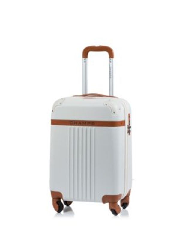 Champs 2-Piece Vintage Hardside Luggage Set, Ivory