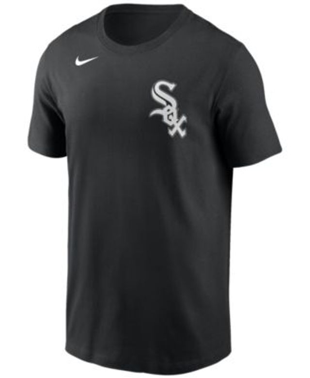 Men's Nike Jose Abreu Black Chicago White Sox Name & Number Team T-Shirt