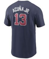 Youth Atlanta Braves Ronald Acuna Jr. Majestic Red Player Name & Number T- Shirt