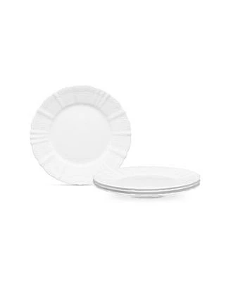 Cher Blanc  Set/4 Dinner Plates