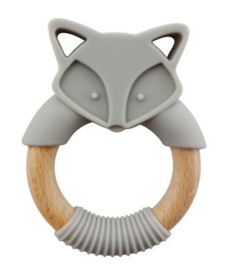 Tiny Teether Baby Designs Silicone and Beech Teether