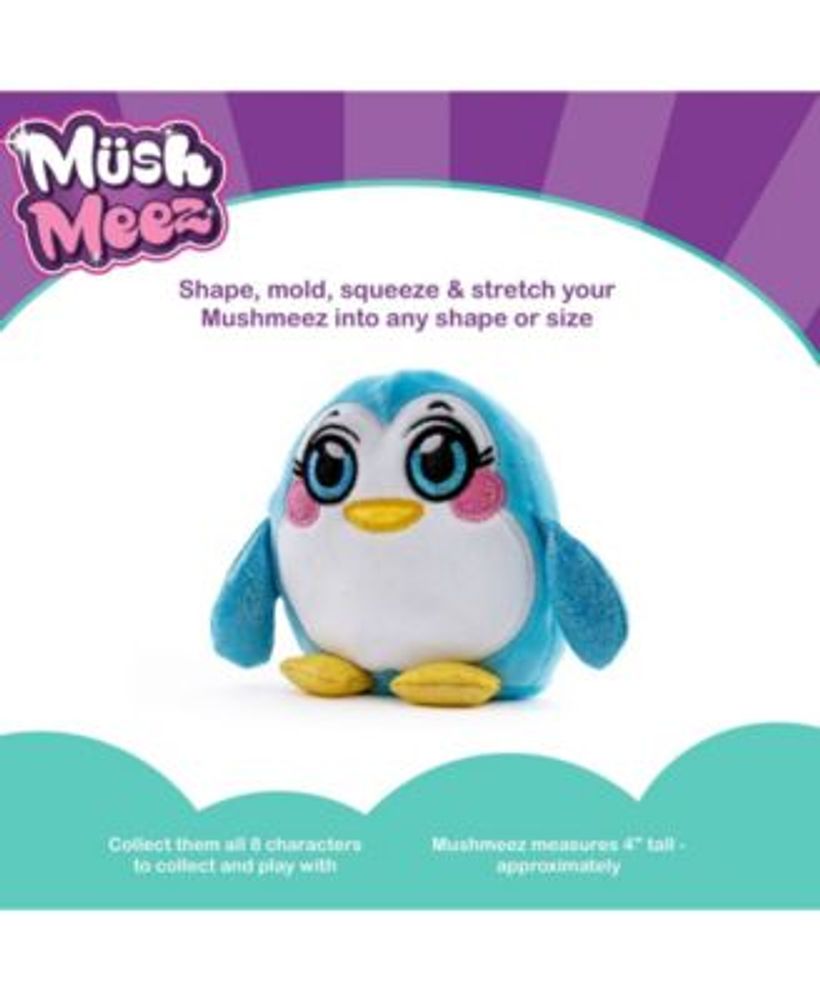 Mushmeez Squeezy, Squishy, Moldable Plush, Stuffed Animal, Penguin