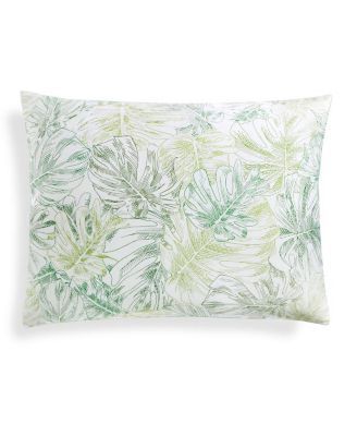 Printed Leaves 300-Thread Count Sham, Created for Macy's