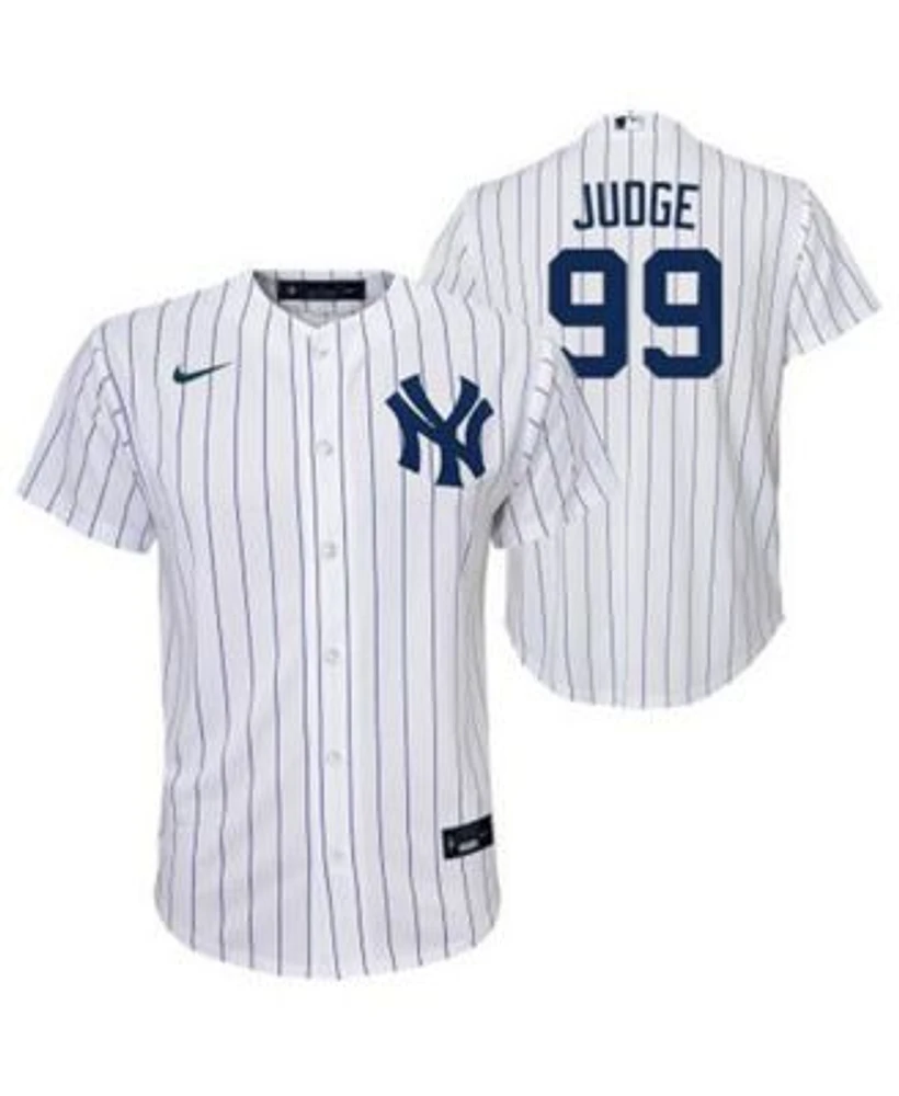 Youth New York Yankees Aaron Judge Nike White Alternate Replica