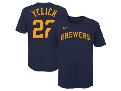 Christian Yelich Milwaukee Brewers Nike Toddler Home Replica Player Jersey  - Cream