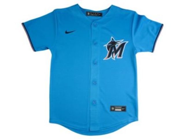 Nike Men's Miami Marlins Official Blank Replica Jersey - Macy's