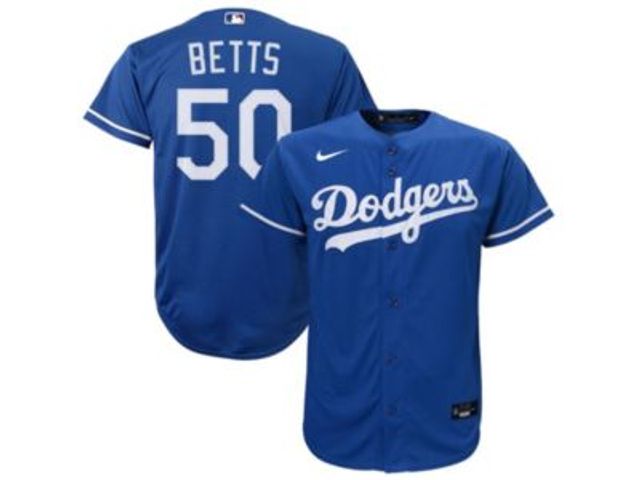 Outerstuff Mookie Betts Youth Replica Los Angeles Dodgers Jersey - White White / XL