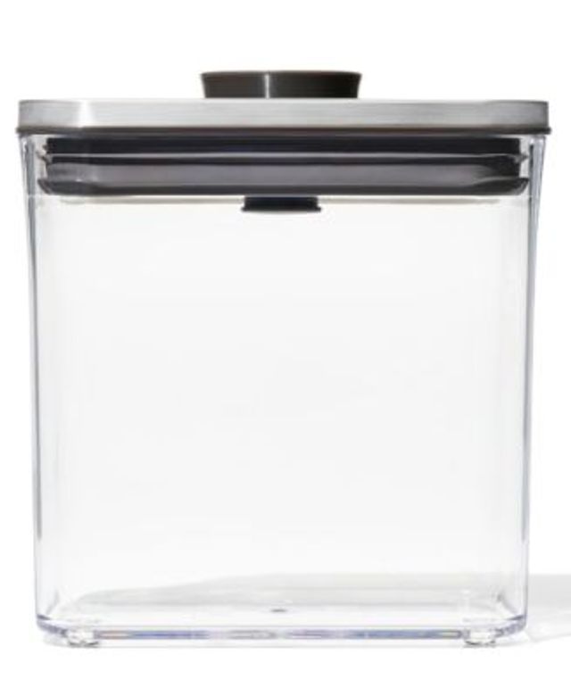 OXO Steel Pop Big Square Medium 4.4-Qt. Food Storage Container - Macy's