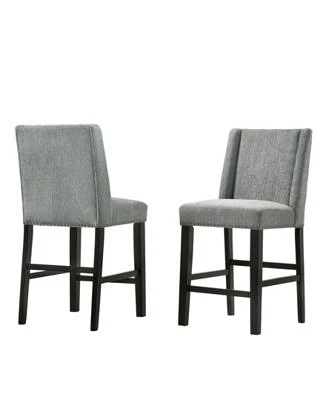 Zoe Upholstered Counter Stool, Set of 2