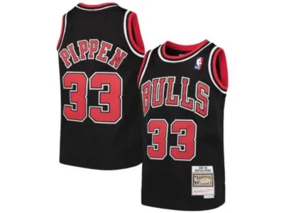 Scottie Pippen Chicago Bulls Autographed Mitchell & Ness White 1997-1998  Swingman Jersey