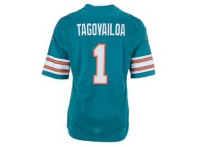 Men's Nike Tua Tagovailoa Aqua Miami Dolphins Alternate Game Jersey Size: 3XL