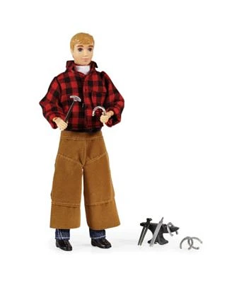 Traditional Farrier with Blacksmith Tools - 8" Toy Figure