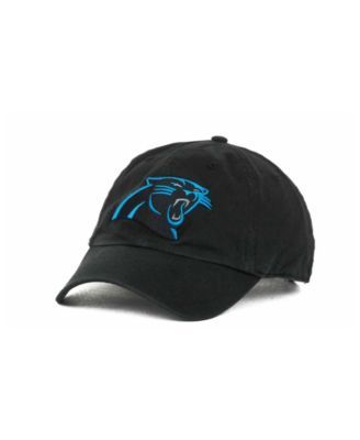 47 Brand Carolina Panthers Black & Black MVP Strapback Cap - Macy's