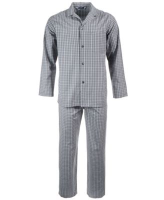 Men's Triple Window Check Pajama Set, Created for Macy's