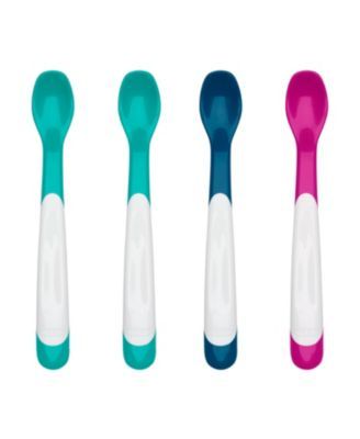 Tot Plastic Feeding Spoons, Set of 4