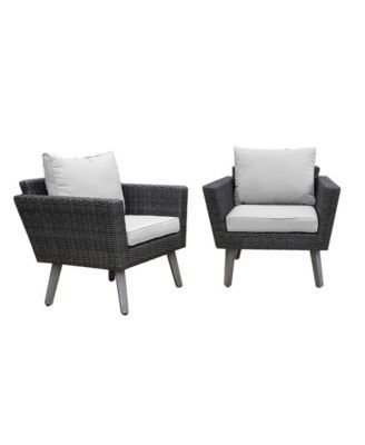 Kotka 2 Piece Outdoor Patio Seating Set with Cushions