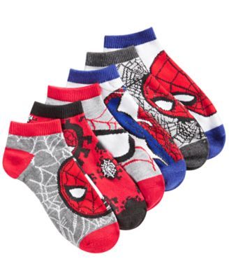 Marvel Boys' 6-Pk. Spiderman Socks