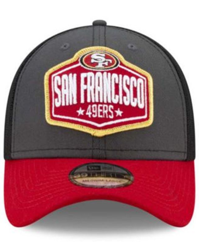 New Era San Francisco 49ers 2021 Draft 39THIRTY Cap Graphite,Black,Red