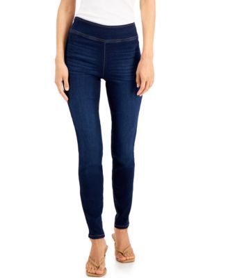 Petite Curvy Pull-On Denim Jeggings, Created for Macy's