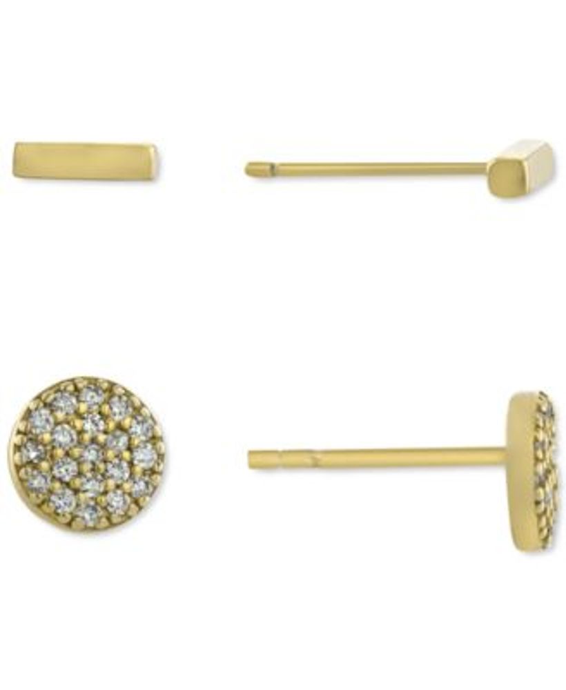 Giani Bernini Cubic Zirconia Stud Earring Set