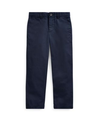 Toddler and Little Boys Straight Fit Stretch Twill Pant