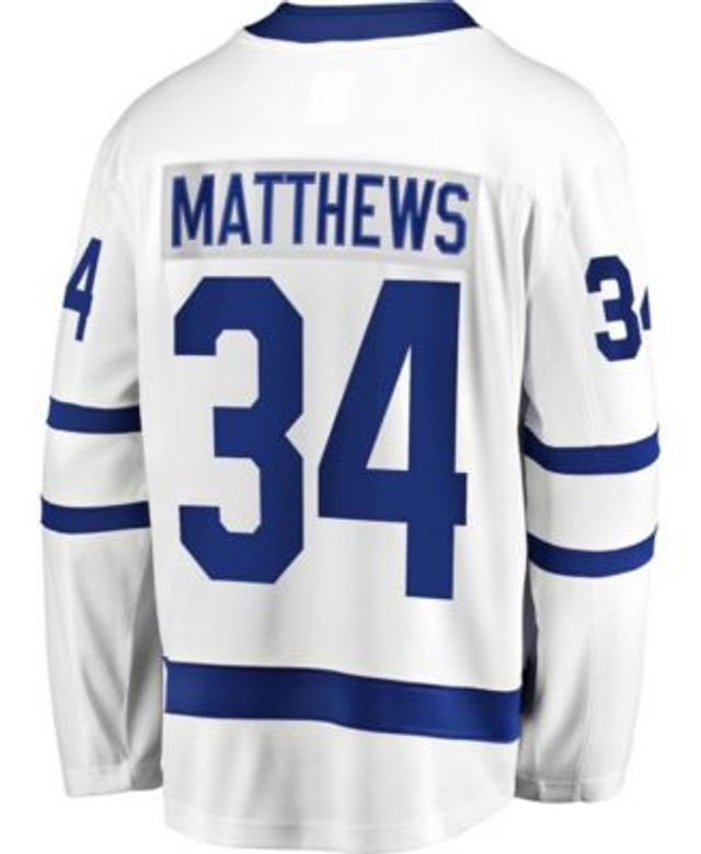 Men's Mitchell & Ness Auston Matthews Blue Toronto Maple Leafs 2017 Line Player Jersey Size: Small